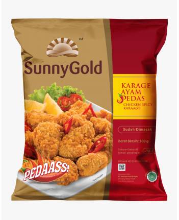 Sunnygold Chicken Karaage Spicy 500g - 16 to 17pcs