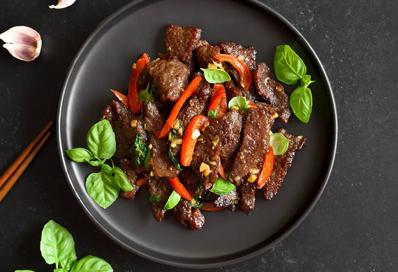 SunnyGold Beef Striploin with Bell Pepper