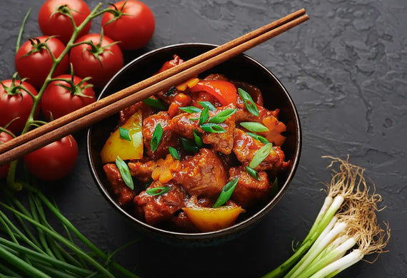 Sweet and Savory Tomato SunnyGold Whole Chicken Stir-fry