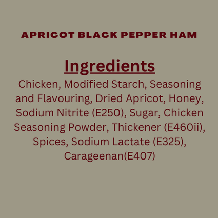 [Christmas] Apricot Black Pepper Ham 1kg
