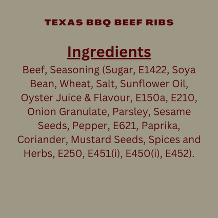 [Christmas] Texas BBQ Beef Ribs 1kg