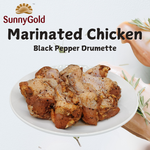 SunnyGold Marinated Chicken Black Pepper Drumette 500g