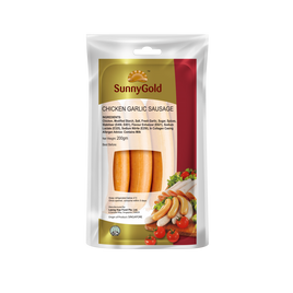 SunnyGold Chicken Garlic Sausage 200g