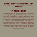 [Christmas] Rosemary Roasted Chicken 1.3kg Stuffed with Chestnut Stuffing & Apricot