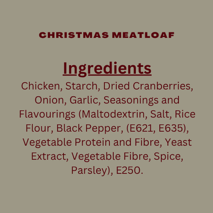 [Christmas] Meatloaf 1 Kg