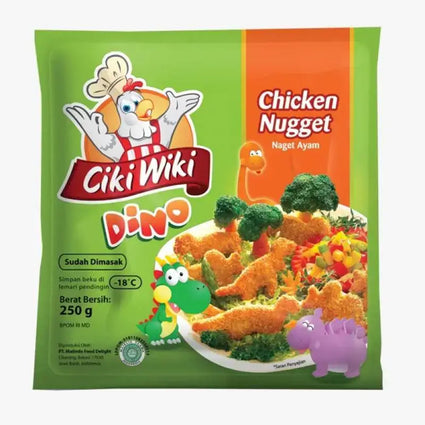 Ciki Wiki Chicken Nugget Dino 250g - 10 to 11pcs