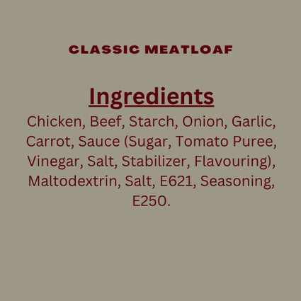 [Christmas] Classic Meatloaf 1 Kg