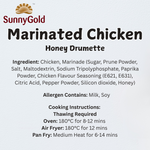 SunnyGold Marinated Chicken Honey Drumette 500g