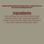 [Christmas] Mediterranean Boneless Lamb Leg 1.2kg with Herb Gravy