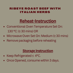 [Christmas] Ribeye Roasted Beef with Italian Herbs +- 1.2kg with Brown Sauce