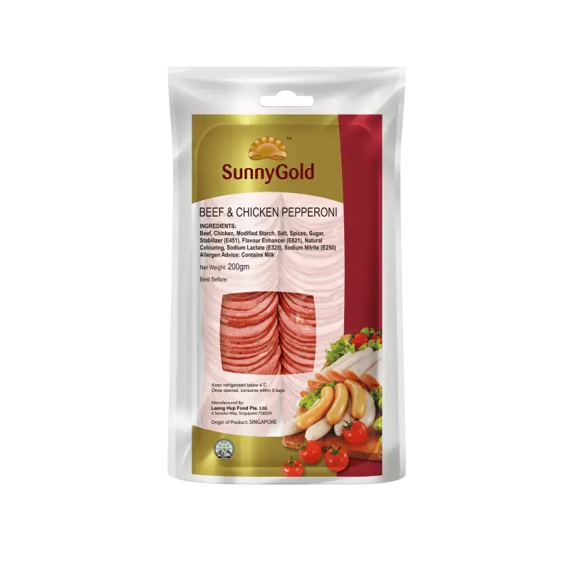 SunnyGold Beef & Chicken Pepperoni 200g