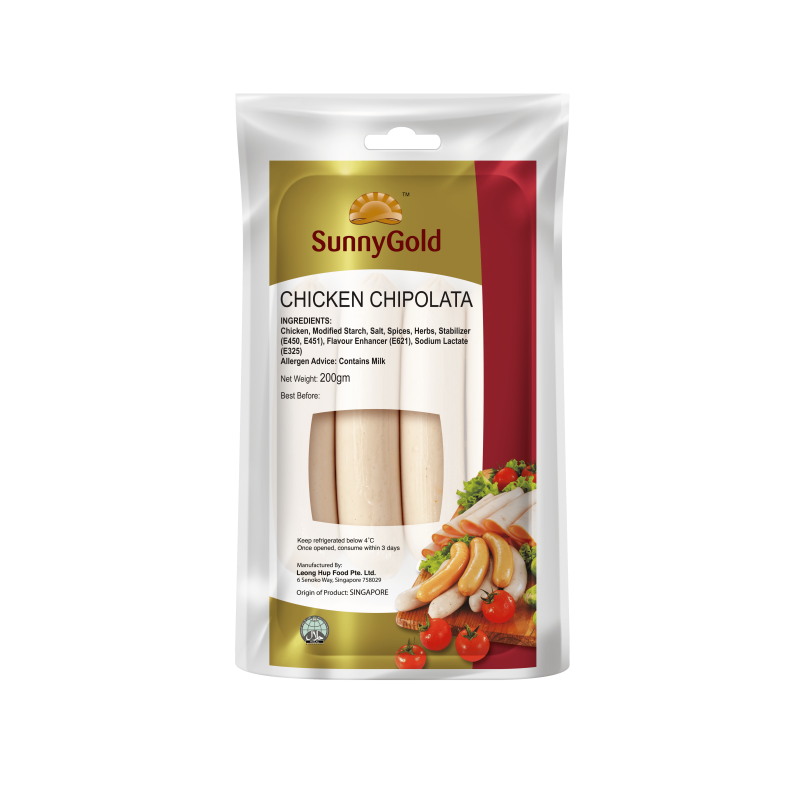 SunnyGold Chicken Chipolata 200g