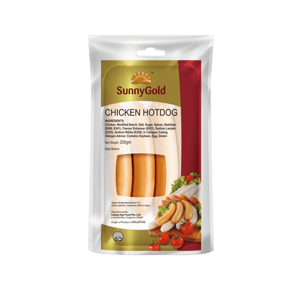 SunnyGold Chicken Hotdog 200g