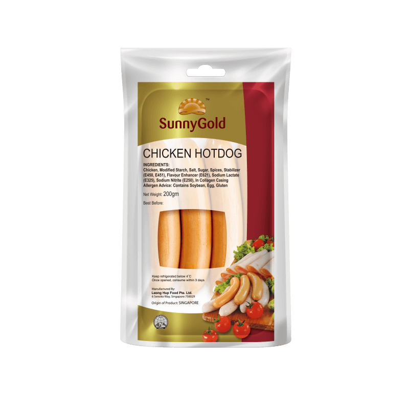 SunnyGold Chicken Hotdog 200g