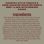 [Christmas] Tomata & Herb Crusted Roasted Ribeye Beef +/- 1.2kg with Brown Sauce