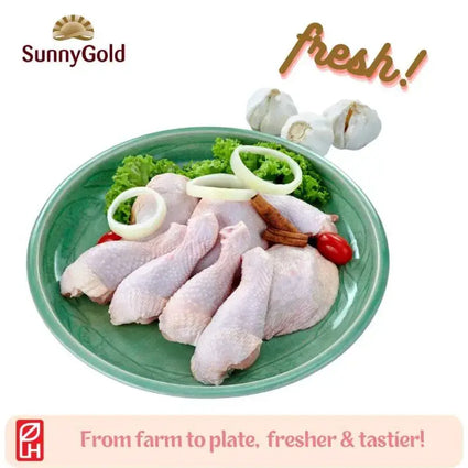 Fresh Chicken Whole Leg Cut Half 1kg