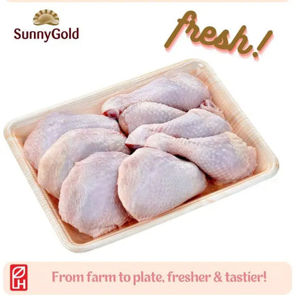 Fresh Chicken Whole Leg Cut Half 1kg