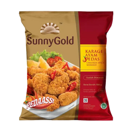 Sunnygold Chicken Karaage Spicy 500g - 16 to 17pcs
