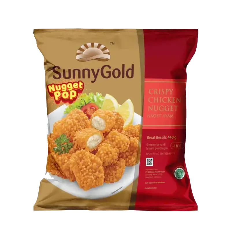 Sunnygold Chicken Nugget Pop 440g - 20 to 21pcs