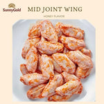 SunnyGold Honey Chicken Mid Joint Wings (Frozen) 1kg